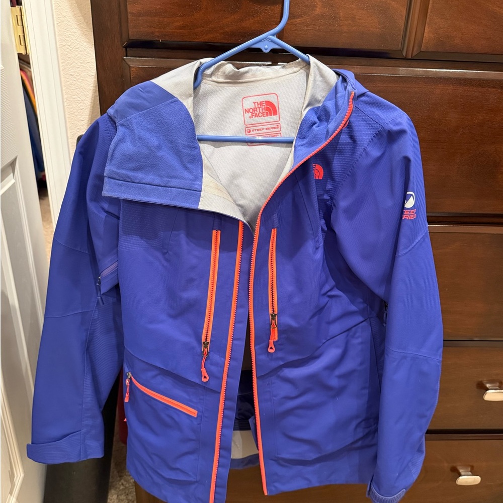 The North Face Gray and Blue Jacket